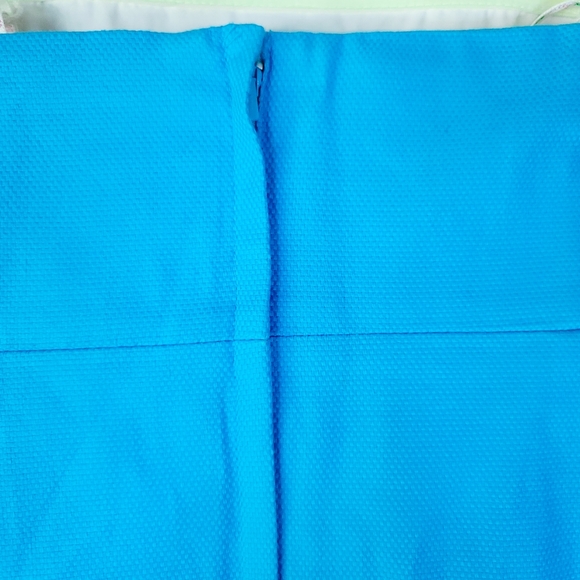 Lilly Pulitzer Blue Stitched Coral Strapless Dress - Picture 5 of 13